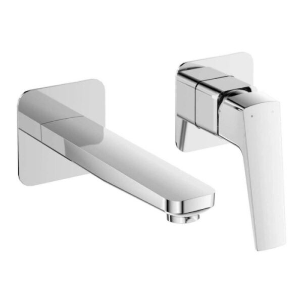 Miscelatore lavabo Placetas a incasso a parete cromo