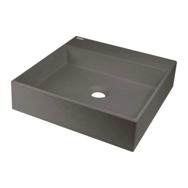 Lavabo granito Puerto Padre Idrostile foro rub antisett 400x400mm Antr met