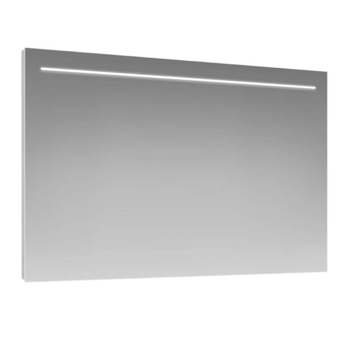 Specchio da parete rettangolare con illuminazione LED