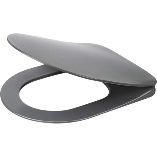 Copriwater WC slim soft-close antracite 36,6 x 44,6 cm