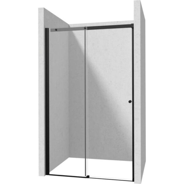 Porta doccia scorrevole Idrostile 150x200 cm Nero