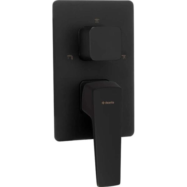 Piastra esterna per box miscelatore Idrostile Rodas Song nero opaco