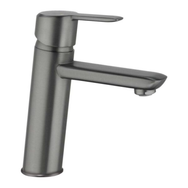 Miscelatore lavabo Rodas titanio H75 L200 P350 mm