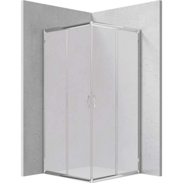 Cabina doccia quadrata Caimito Idrostile Cabaiguán 900x1850 mm cromo