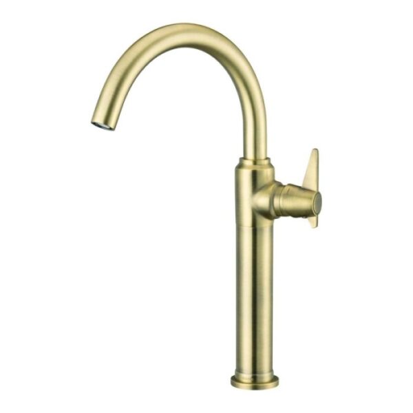 Miscelatore lavabo Madruga alto in ottone H80 L270 P425 mm