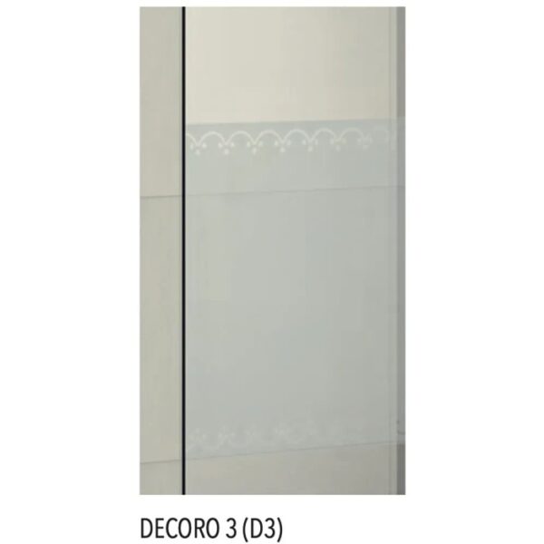 t.b.t. Porta doccia con decoro