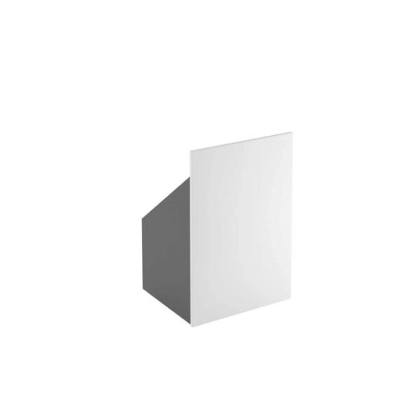 Carrello sottolavabo Caren laccato bianco opaco 60x90x51 cm