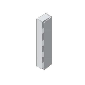 Mobile bagno colonna 1 anta melaminico L35xH150xP22 cm