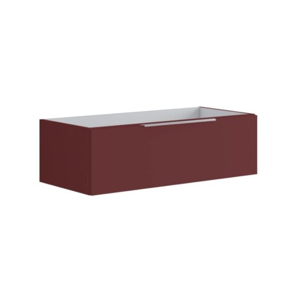 t.b.t. Mobile bagno sospeso bordeaux per bagno.
