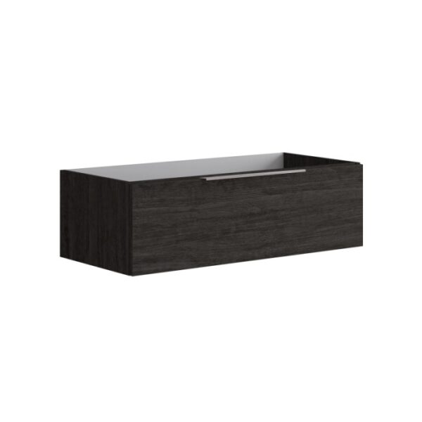 Mobile bagno sospeso t.b.t. in legno scuro per bagno.