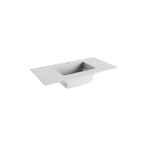 Top Obisurface Caren bianco opaco t. reclinabile sp.1 cm 175,5x70,5 cm