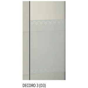 Dettaglio: Box doccia walk-in t.b.t. con decoro