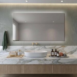 Specchio filo lucido retroilluminato led up&down Dual 175x70 cm