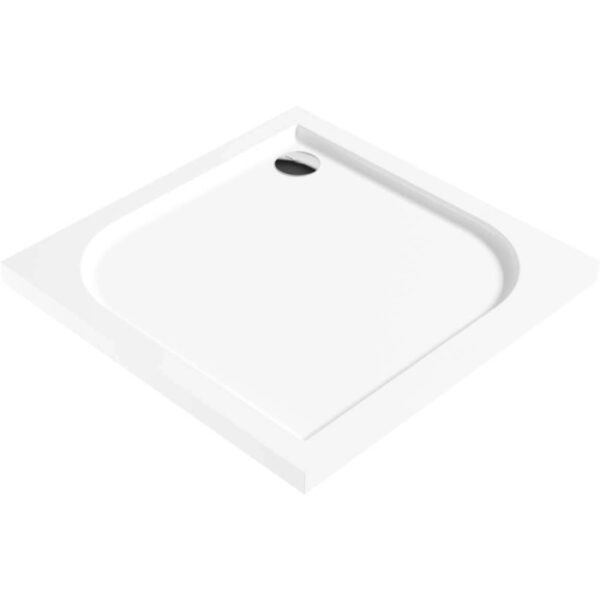 Piatto doccia acrilico quadrato Idrostile Cubico 80x80 cm bianco