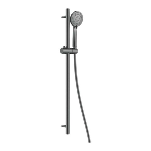 Set doccia 3 funzioni Idrostile Rodas con saliscendi titanio