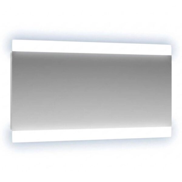 Specchio con fasce satinate retroilluminate led Zone 175x70 cm