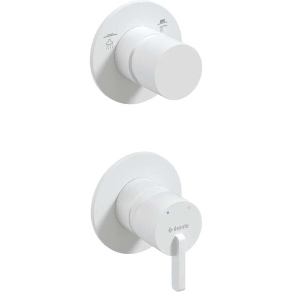 Miscelatore doccia incasso Idrostile Limonar con deviatore Legos bianco