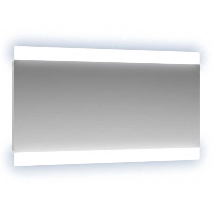 Specchio con fasce satinate retroilluminate led Zone 140x70 cm