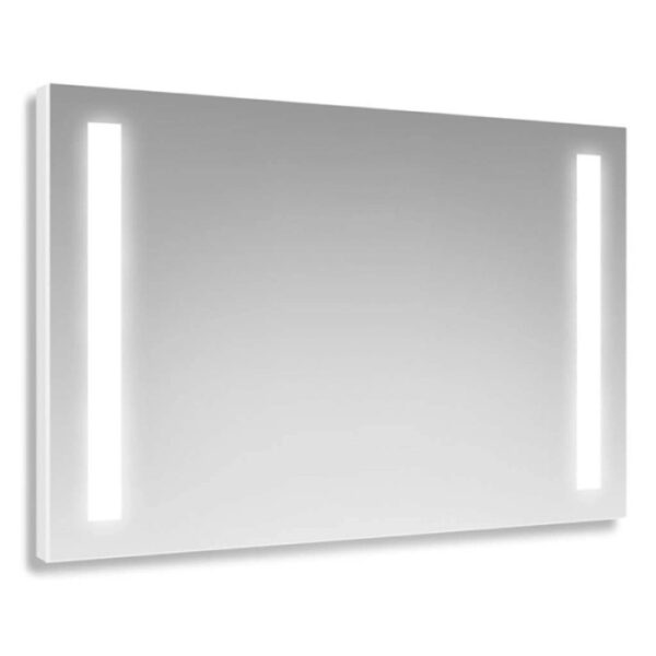 Specchio 2 fasce satinate retroilluminate led 140x70 cm