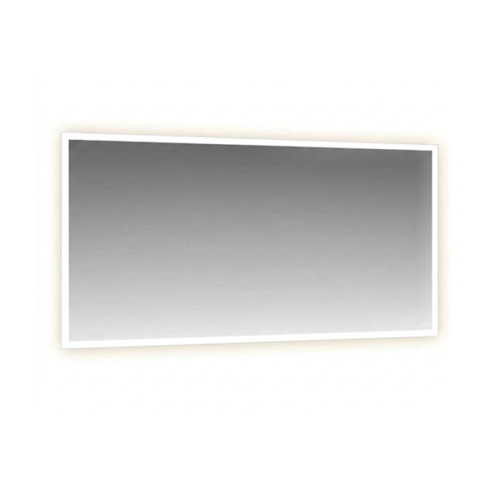Specchio cornice satinata retroilluminato led 120x70 cm