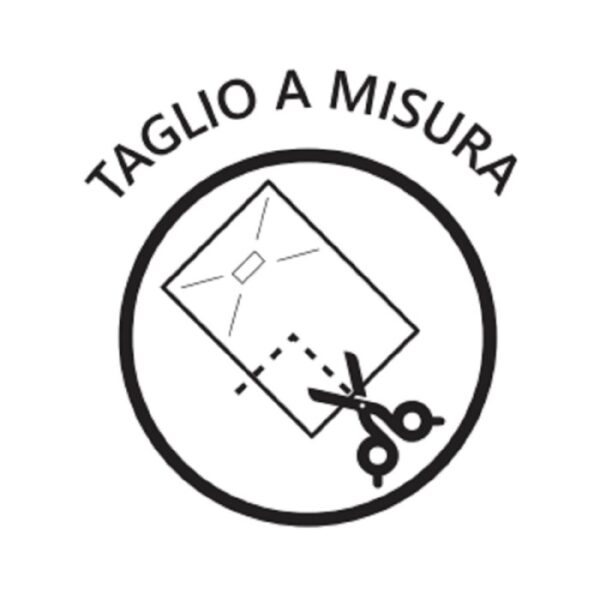 Simbolo per piatti doccia tagliati su misura.