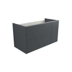 Mobile bagno sospeso t.b.t. grigio con due cassetti frontali.
