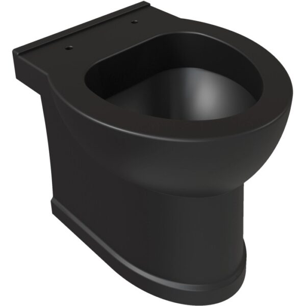 WC a terra nero (t.b.t.) per il bagno.
