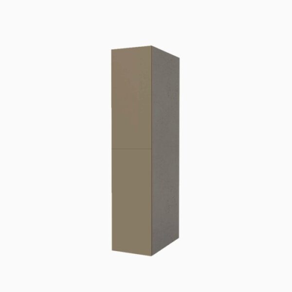 Colonna lavanderia anta doppia H182xL40xP65 cm Pietra Tortora opaco