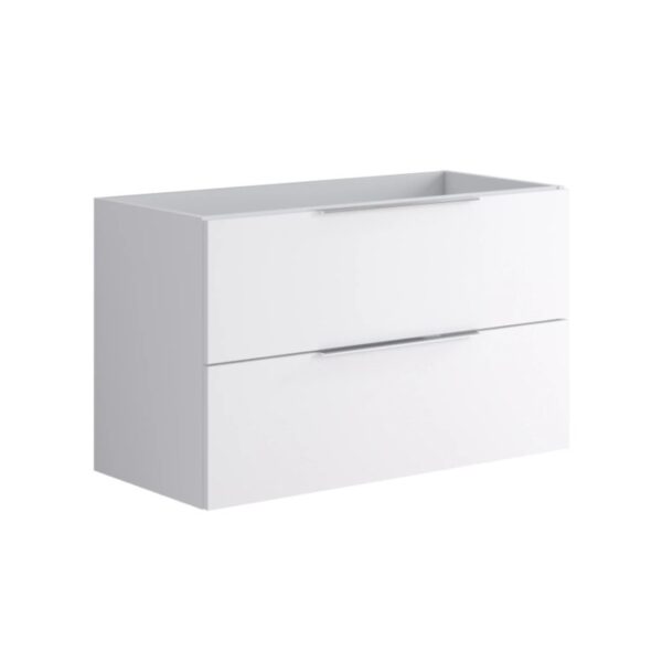 Mobile bagno t.b.t. bianco con due cassetti.