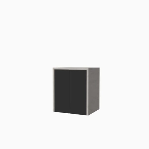 Mobile porta lavatrice asciugatrice con ante H91xL79xP65 cm Grigio Grafite