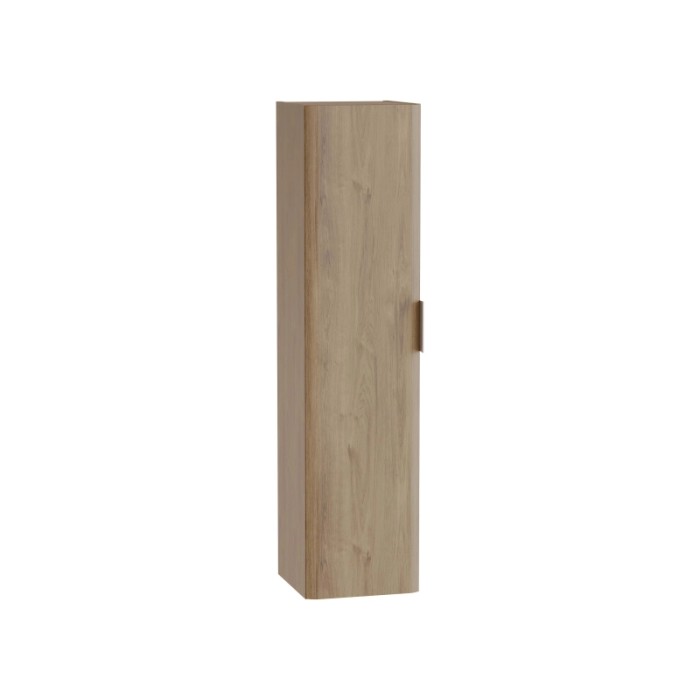 Mobile bagno colonna sospesa Mia Plus Round 35x145 cm golden oak