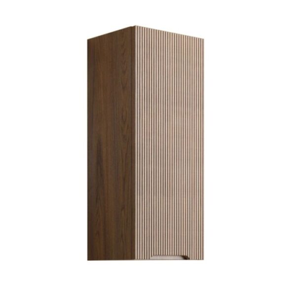 t.b.t. pensile bagno, effetto legno con anta a coste.