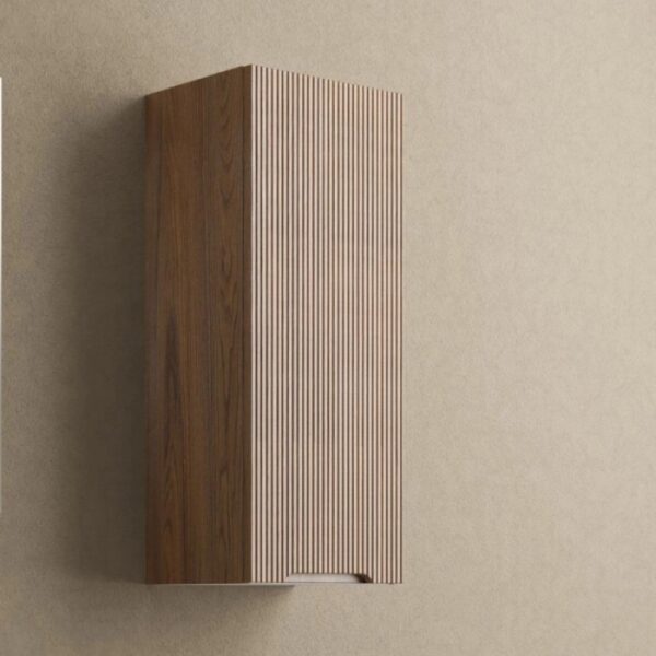 Pensile bagno t.b.t., effetto legno con scanalature verticali.