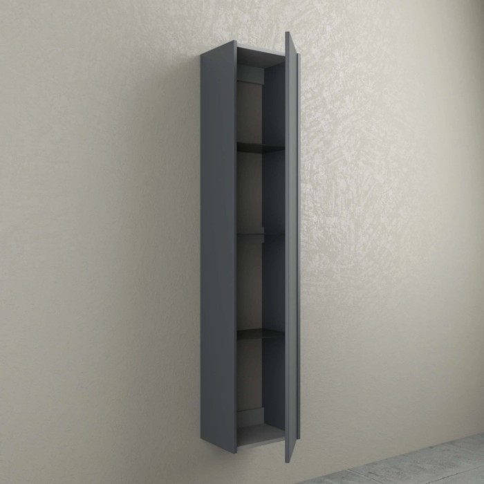 Mobile bagno sospeso grigio, parte della serie di arredo bagno t.b.t.