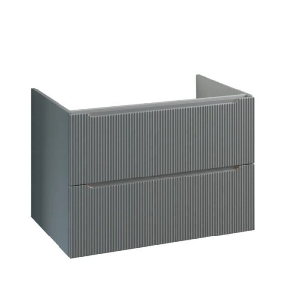 Mobile bagno sospeso t.b.t. grigio con due cassetti.