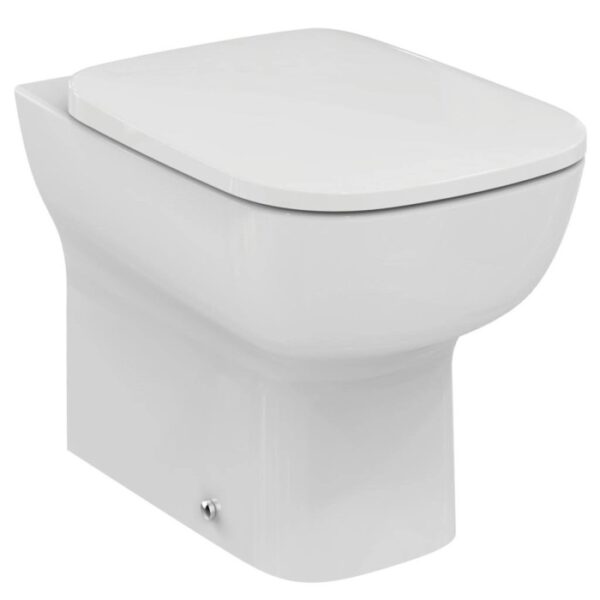 WC sospeso bianco (t.b.t.) con brida chiusa.