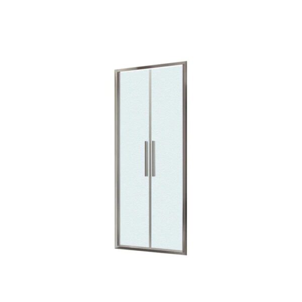 Porta saloon doccia 2 ante estensione cm 97-101 cromo stampato