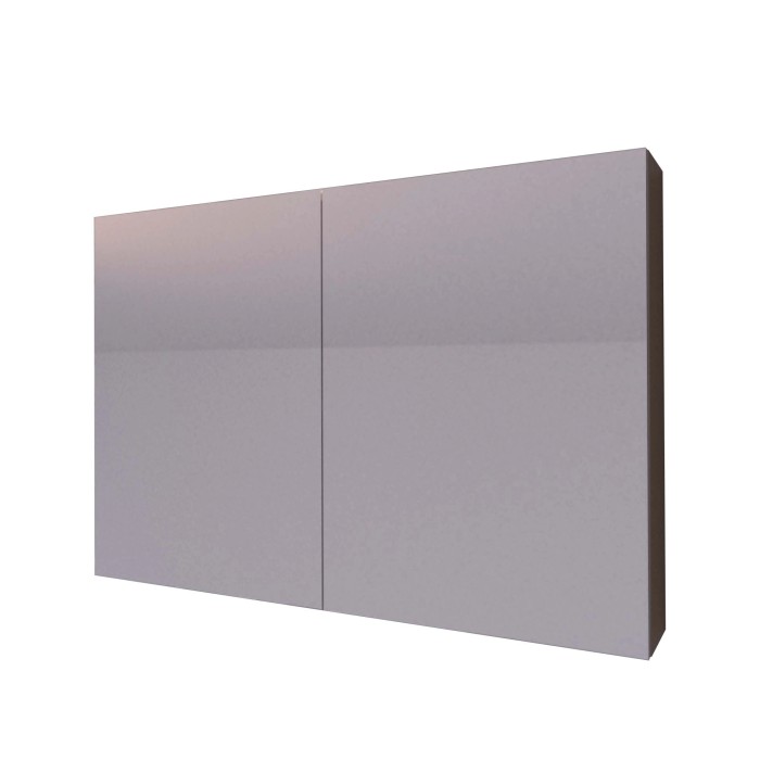 Elemento per mobile bagno t.b.t. grigio con due ante.