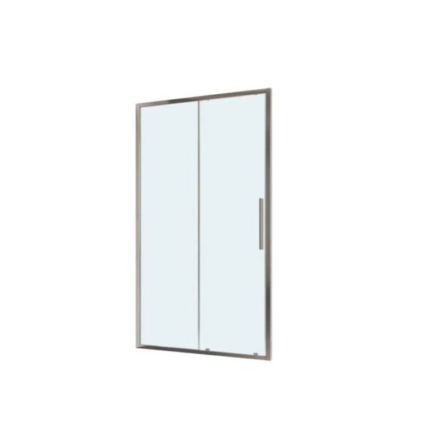Porta scorrevole doccia a 2 ante estensione cm 137-141 cromo trasparente