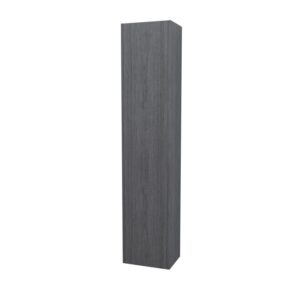 Mobile colonna grigio per arredo bagno, parte della serie t.b.t.