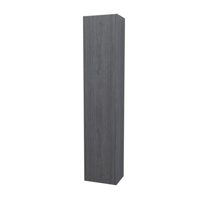 Mobile colonna grigio per arredo bagno, parte della serie t.b.t.