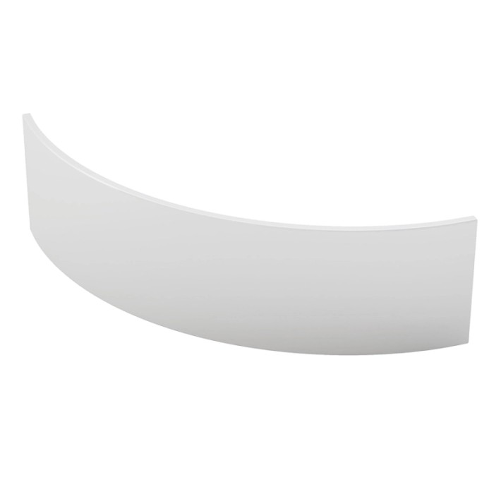 Pannello vasca bianco (t.b.t.) per un design elegante del bagno.
