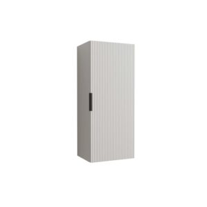 t.b.t. mobile pensile bagno, struttura a scanalature verticali, design moderno.