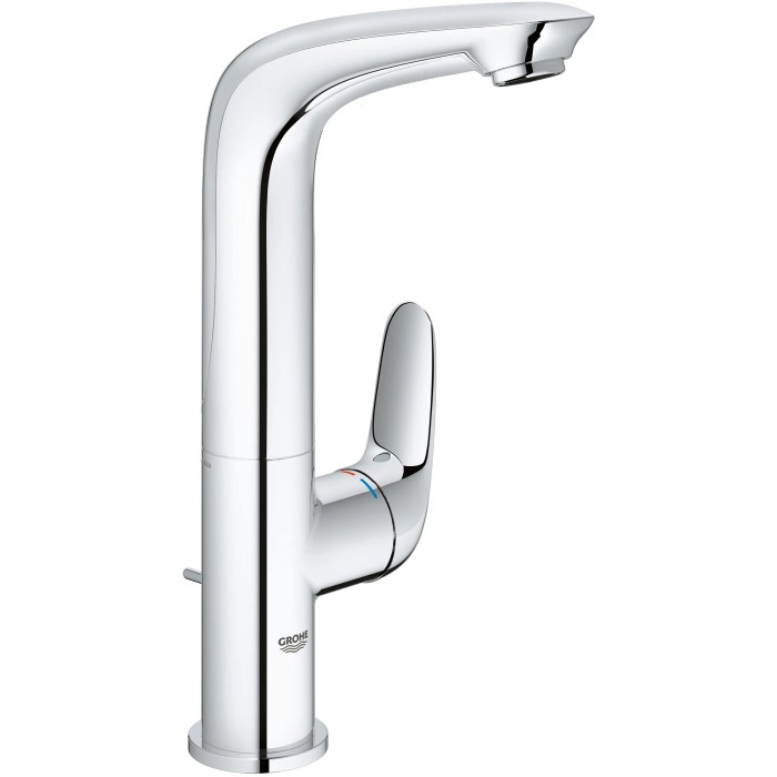 Miscelatore lavabo t.b.t. lucido per bagno, cromo.