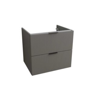 Mobile bagno t.b.t. grigio con due cassetti per il bagno.