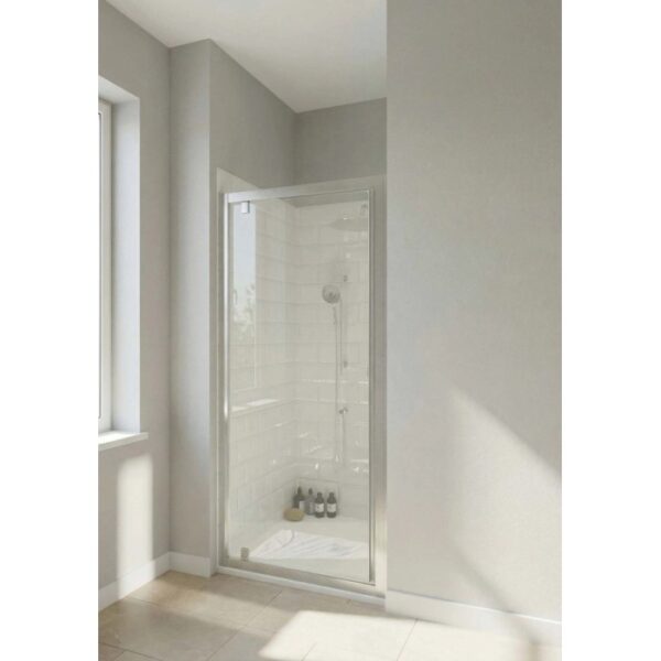 Porta doccia Pivot Elite 96-100x200 cm nichel spazzolato