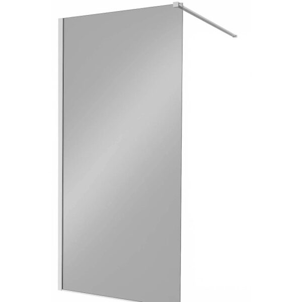 Walk-In Ottavio cromo con vetro specchiato 100 cm