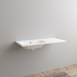 Lavabo bianco t.b.t. della categoria Lavandini montato a parete.
