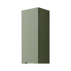 t.b.t. pensile bagno, frontale verde con linee verticali.