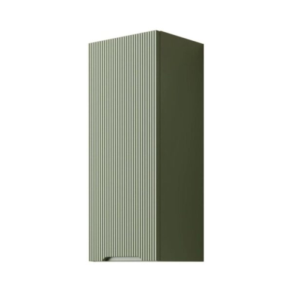t.b.t. pensile bagno, frontale verde con linee verticali.